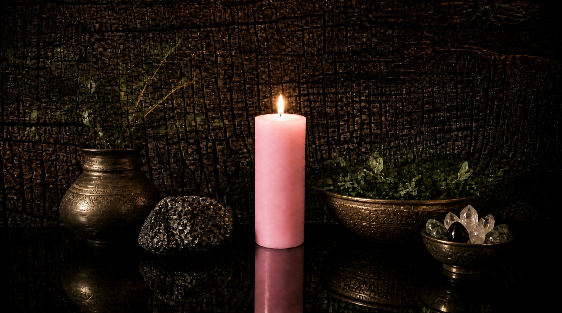 2 x 4 inch Beeswax Pillar Candle
