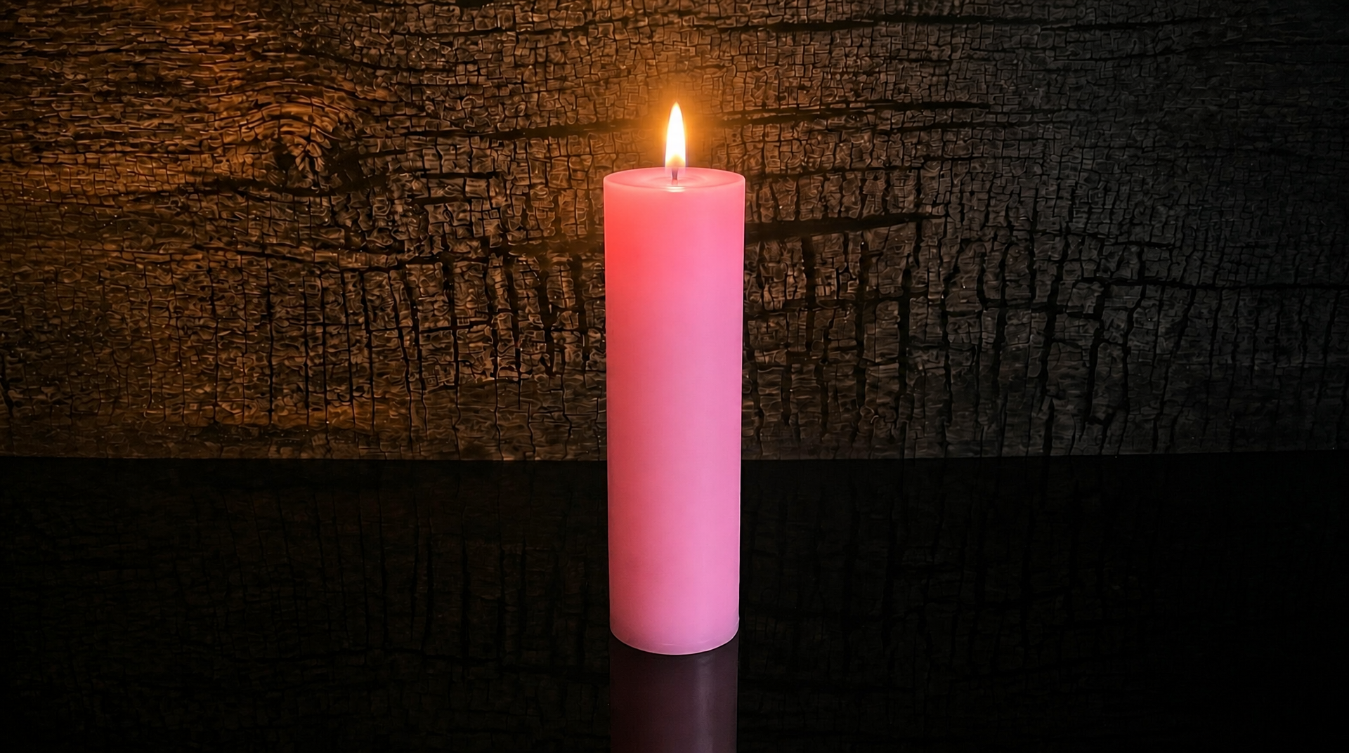 2 x 9 inch Beeswax Pillar Candle
