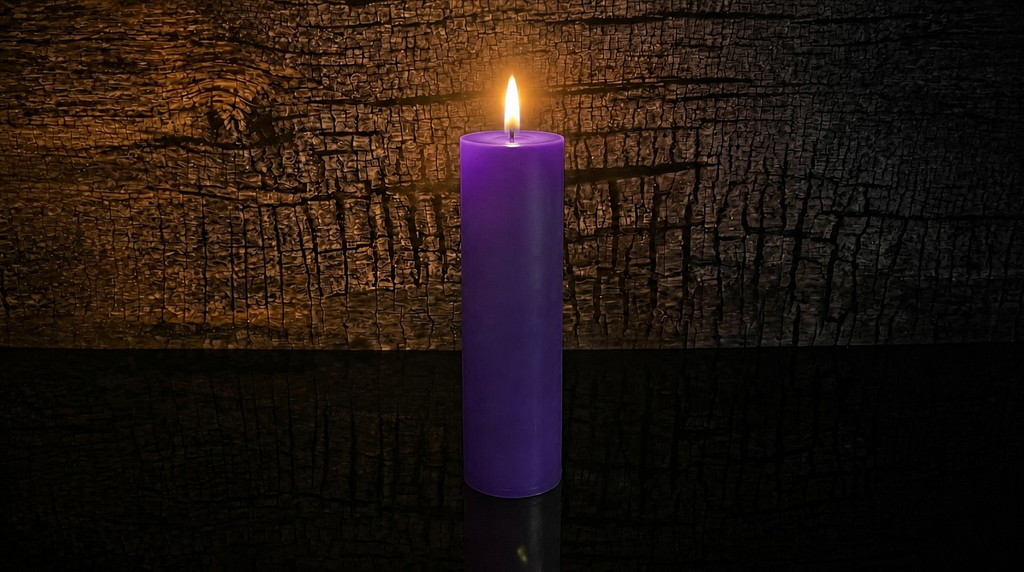 2 x 9 inch Beeswax Pillar Candle