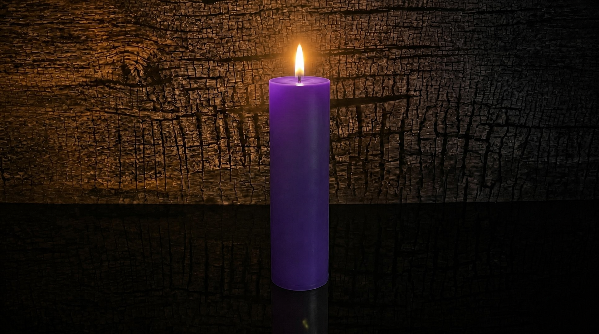2 x 9 inch Beeswax Pillar Candle