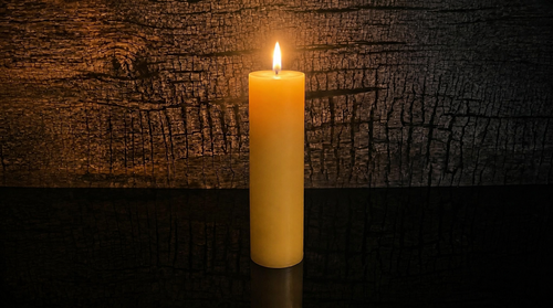 2 x 9 inch Beeswax Pillar Candle