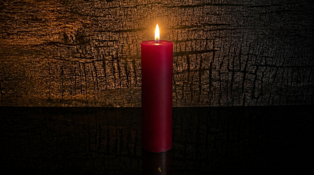 2 x 9 inch Beeswax Pillar Candle