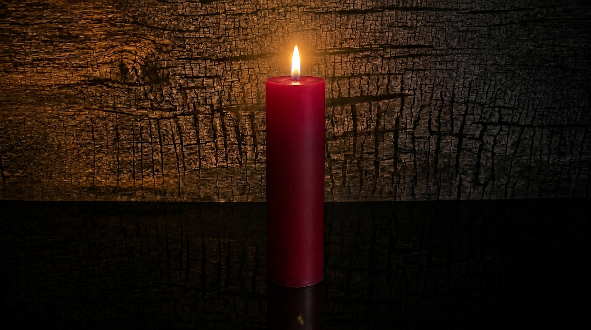 2 x 9 inch Beeswax Pillar Candle
